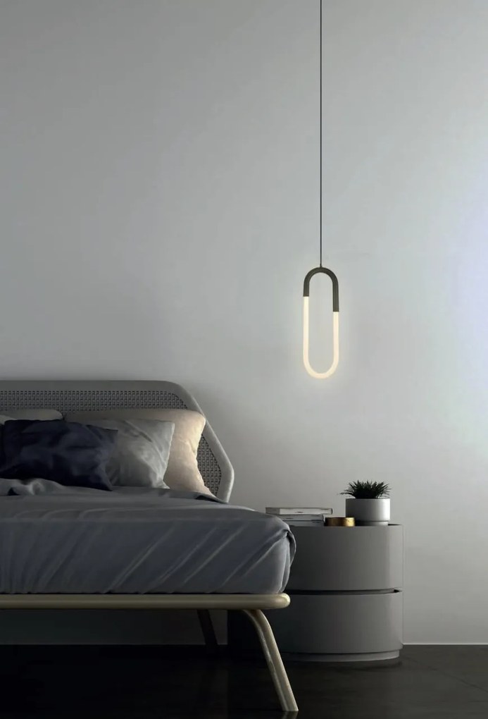 Lustra/Pendul LED stil modern NEXUS BK
