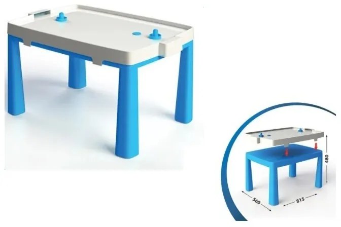 MyKids - Set masa copii+scaun taburet  04580/1 Albastru