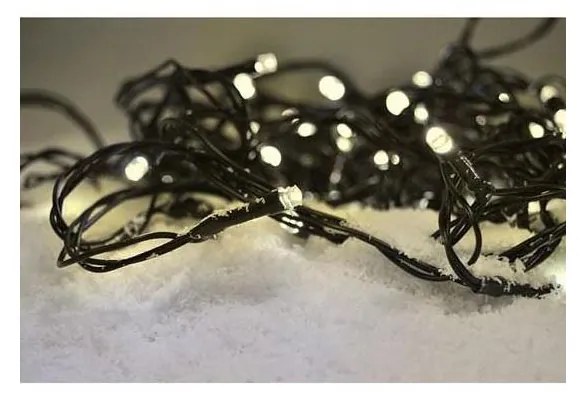 Instalație LED de Crăciun de exterior 50xLED/8 funcții 8m IP44 alb cald Solight 1V110-WW