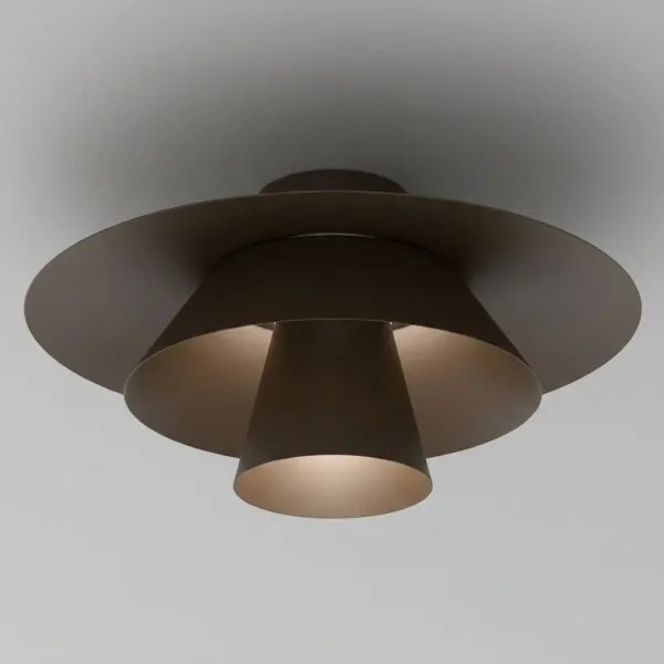 Plafonieră PLATO 1xE27/15W/230V, Ø 32 cm, maro