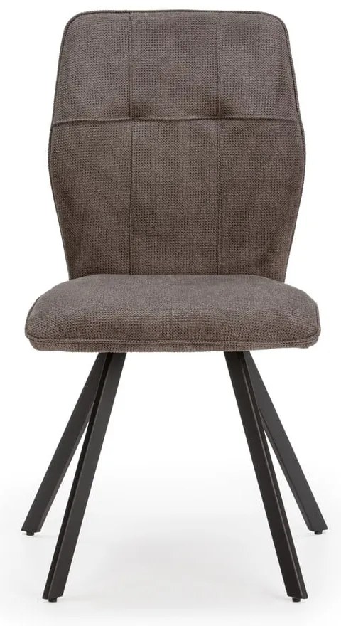 Scaune de dining gri-închis 4 buc. Mery – Marckeric