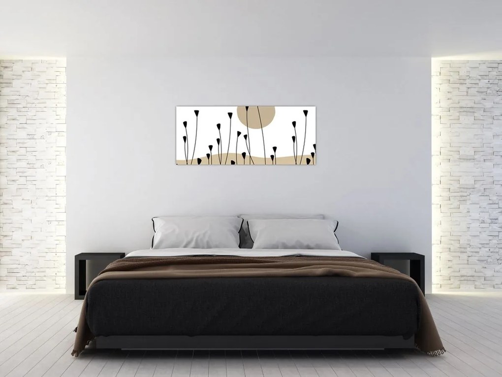 Tablou - Pajiște grafică N⁰2 (120x50 cm)