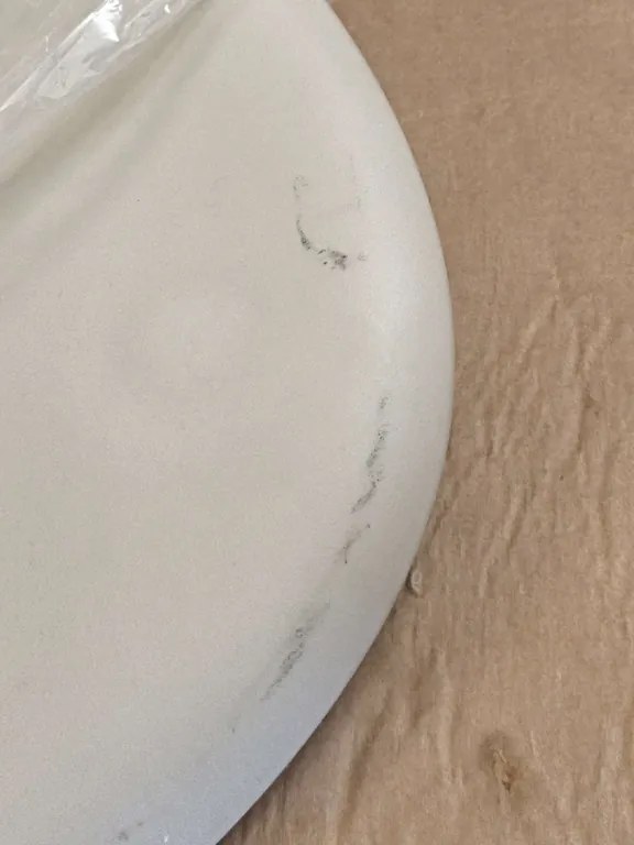 OFERTA Scaun de masa OSAKA din plastic, bej calitate II