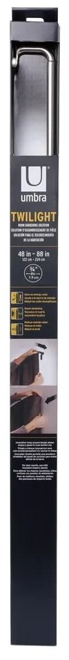 Galerie de perdea extensibilă 122-224 cm din oțel Twilight – Umbra