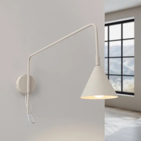 Sollux SL.2494 - Lampă de perete NOX 1xE14/10W/230V crem