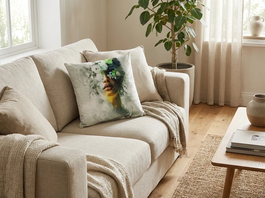 Perna decorativa SIWA 45x45 cm, verde