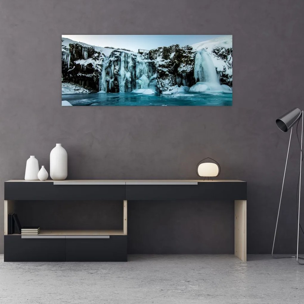 Tablou cu ghețari (120x50 cm)