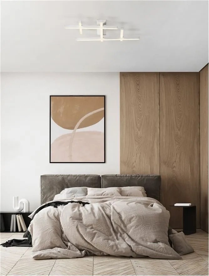 Lustra aplicata LED moderna design geometric PACE