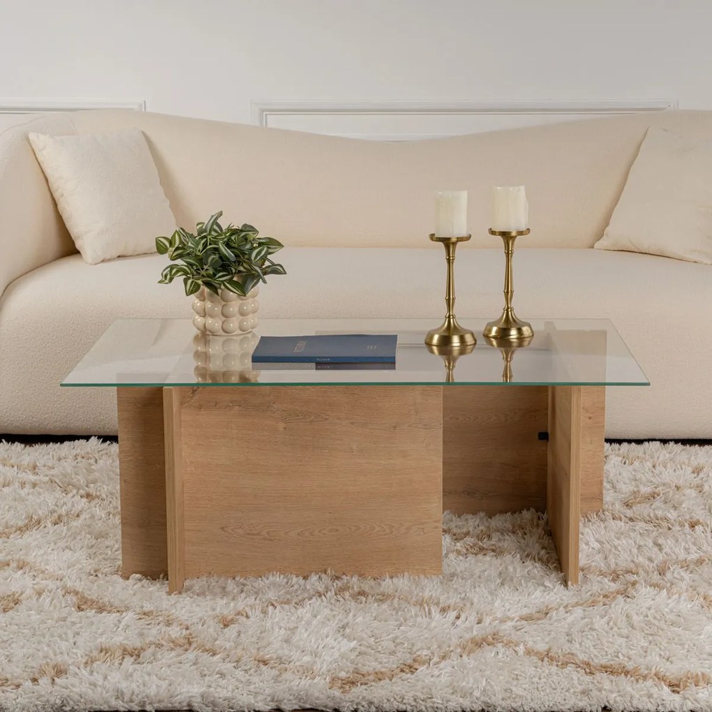 Măsuță de conferință Vetrino Honey Oak