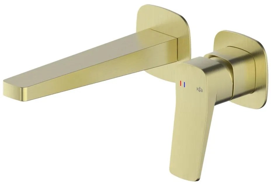 Baterie lavoar încastrată KFA Armatura MALAGA 4529-810-31, auriu periat