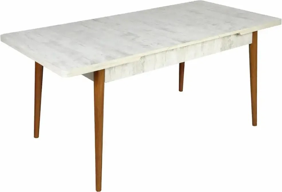 Resigilat:Masa extensibila Dining Homs bej maro 170 x 80 cm