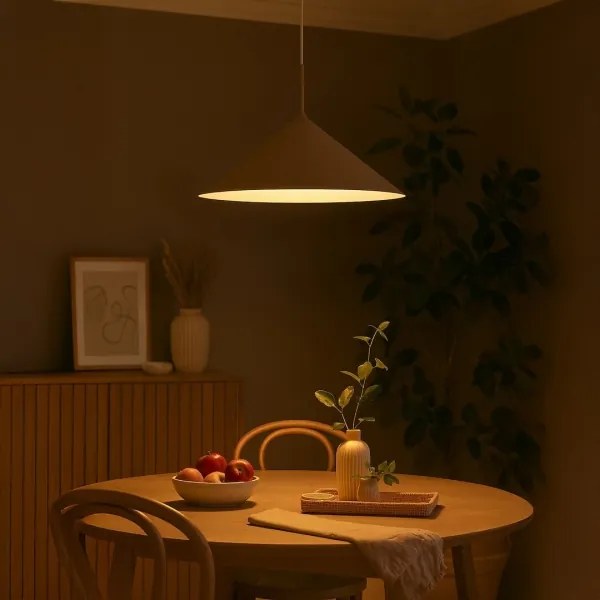 Lustră pe cablu CAPITAL, 1xGX53/15W/230V, Ø 60 cm, taupe