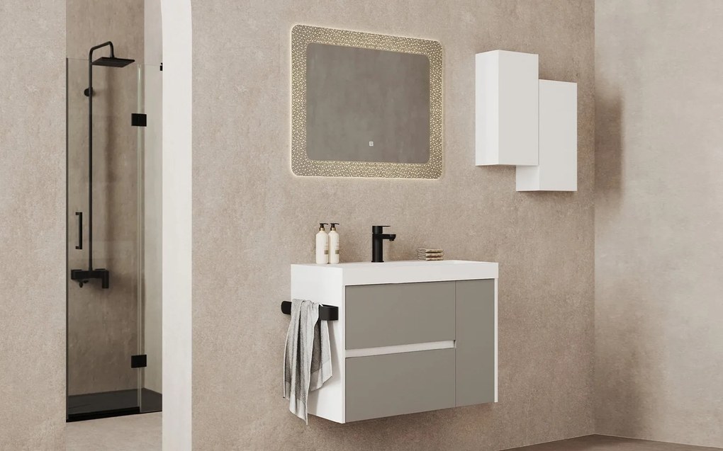 Set lemn masiv Mobilier Baie Suspendat Paige Model P3