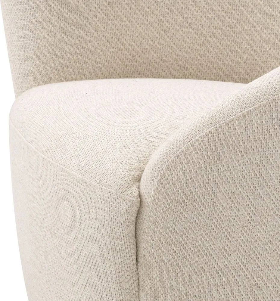 Fotoliu pivotant design elegant LUX Colin left, pausa natural 115056 HZ