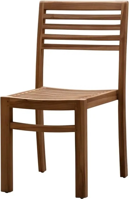 Scaun dining de exterior din lemn de tec, „Tirama”