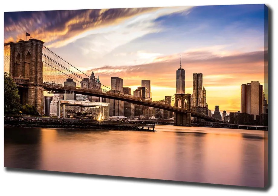 Tablouri tipărite pe pânză Podul brooklyn