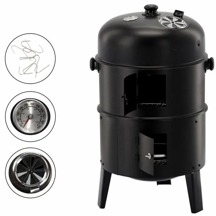 Grătar BBQ Carkol (negru). 1096579