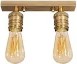 Plafoniera cu 2 surse de lumina din alama personalizabila Vesta