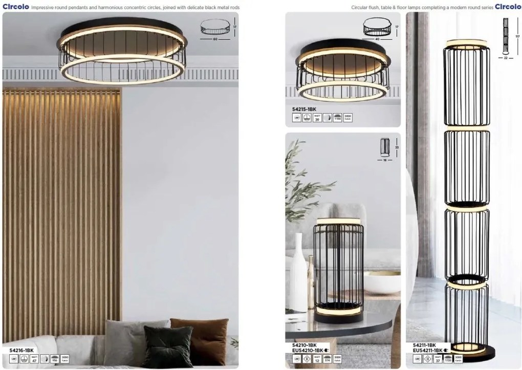 Lustra suspendata LED design modern Circolo