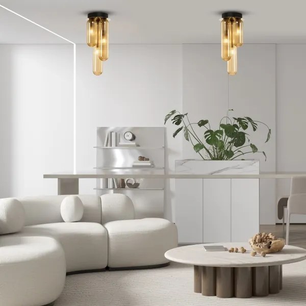 Lustră aplicată PAX 3xG9/9W/230V auriu