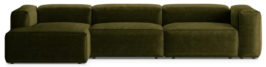 Coltar 4 locuri Bergamo velur reiat L344 cm