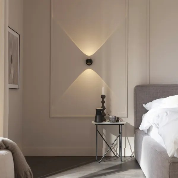 Schöner Wohnen 19331-18 - Aplică LED de perete CHIA 2xLED/2W/230V neagră