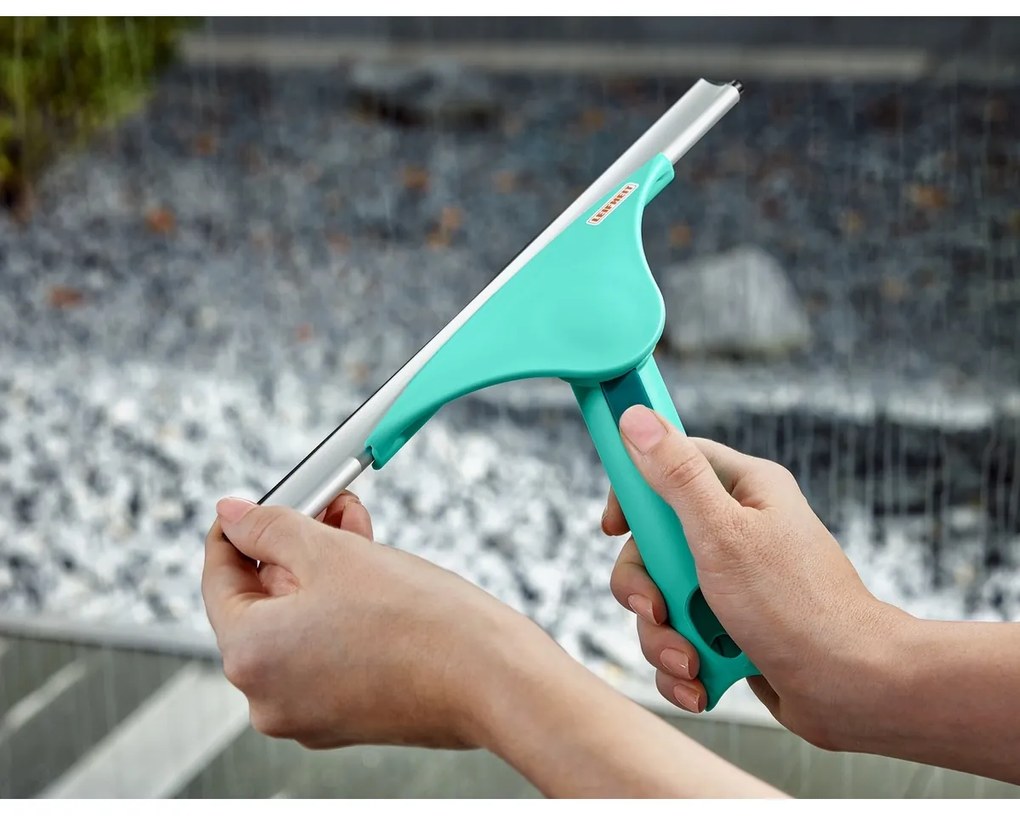 Racletă Leifheit Window Slider 40 cm cu bară telescopică 51523