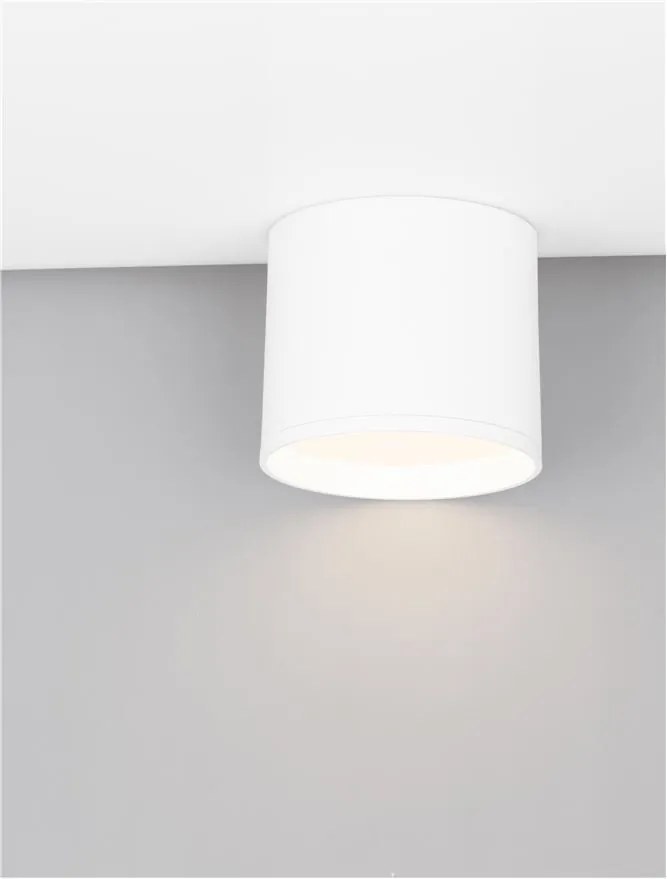 Spot aplicat, Plafoniera LED Ziaza alb, 10cm