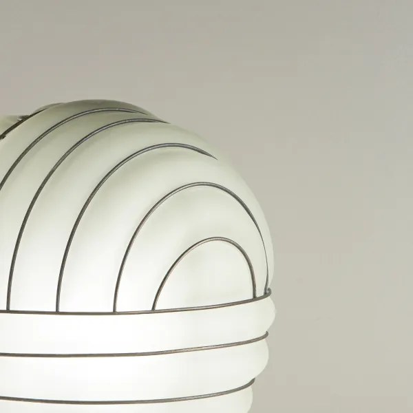 Lampă de masă SIRU CARTESIO 1xE27/60W/230V maro/alb sticlă venețiană