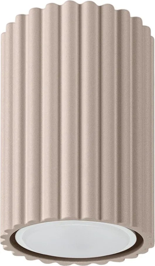 Spot taupe din metal ø 6,5 cm Gleam – Sollux