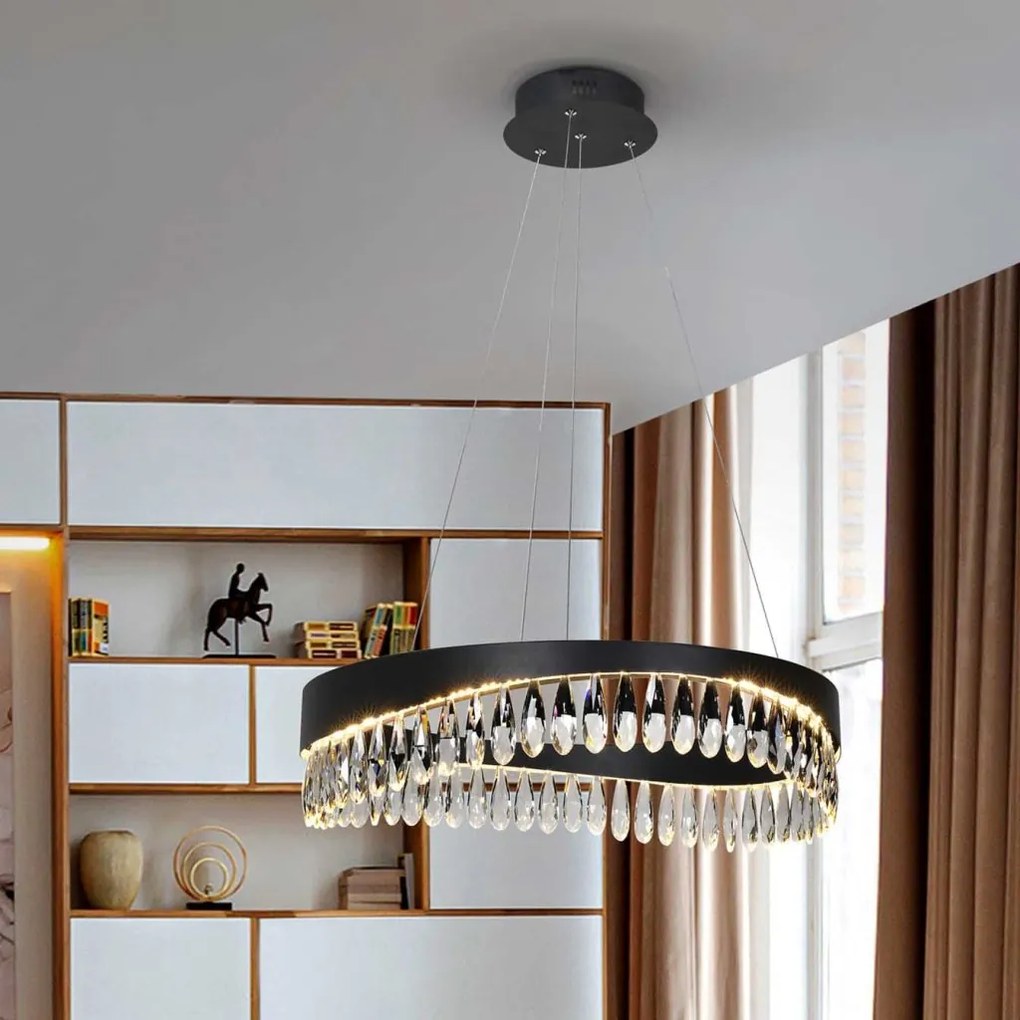 Lustra LED suspendata design elegant Selene 60cm