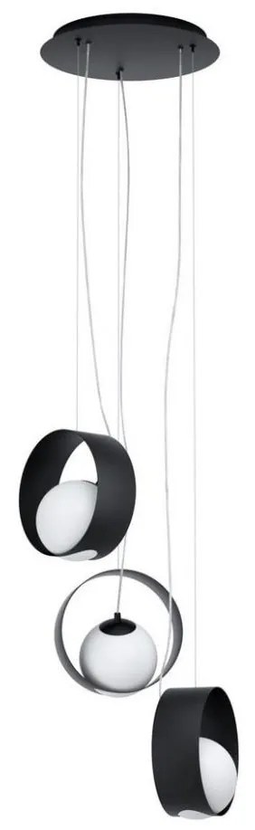 Eglo 98441 - Lustră suspendată pe cablu CAMARGO 3xE14/40W/230V