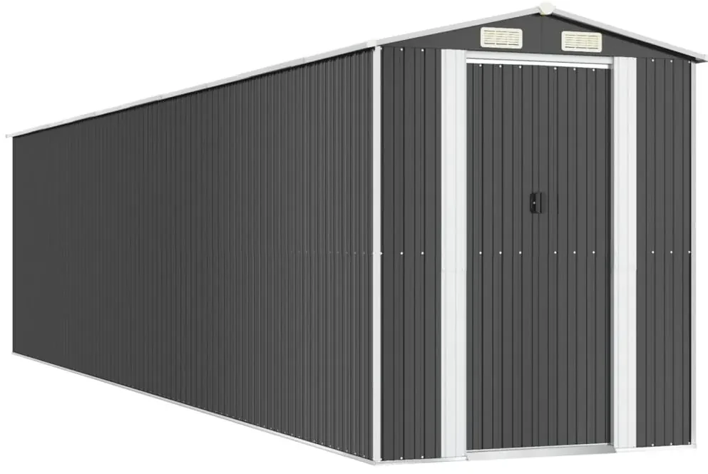 Sopron de gradina, antracit, 192x855x223 cm, otel galvanizat 192 x