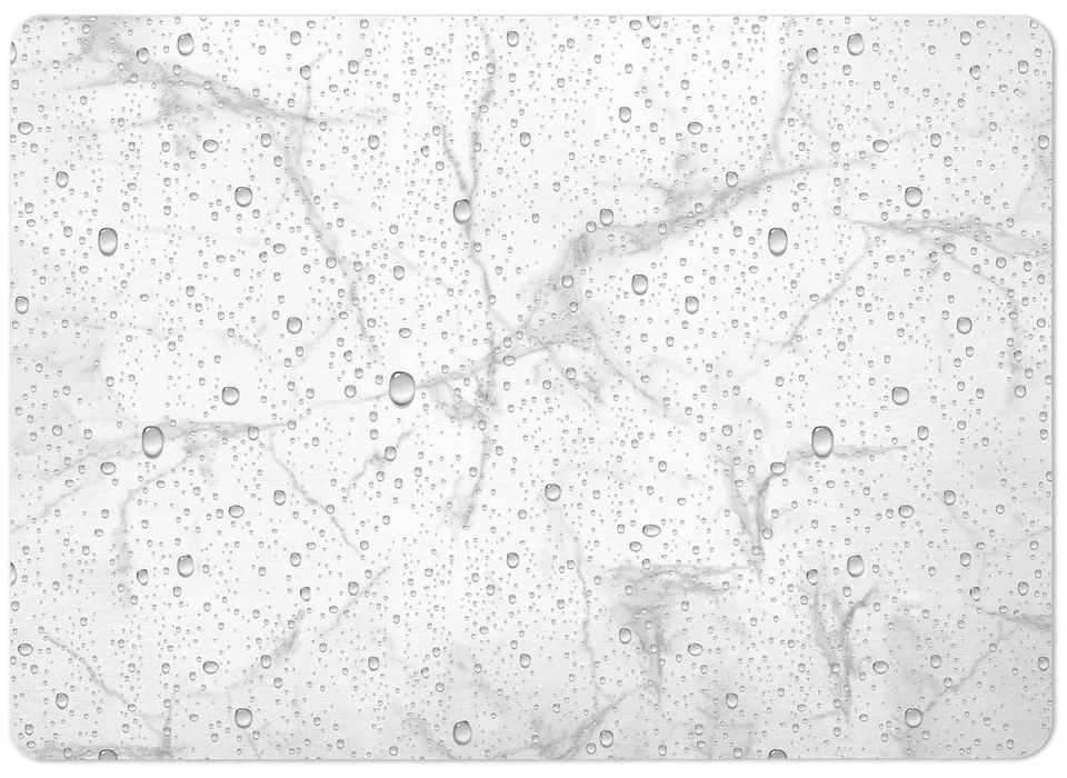 Covoraș de baie alb-gri din diatomit 50x70 cm Aqua – douceur d'intérieur