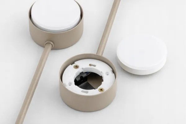 Brilagi - Lustră aplicată LED RGB cu dimmer MONO 4xGX53/14W/230V Wi-Fi Tuya neagră