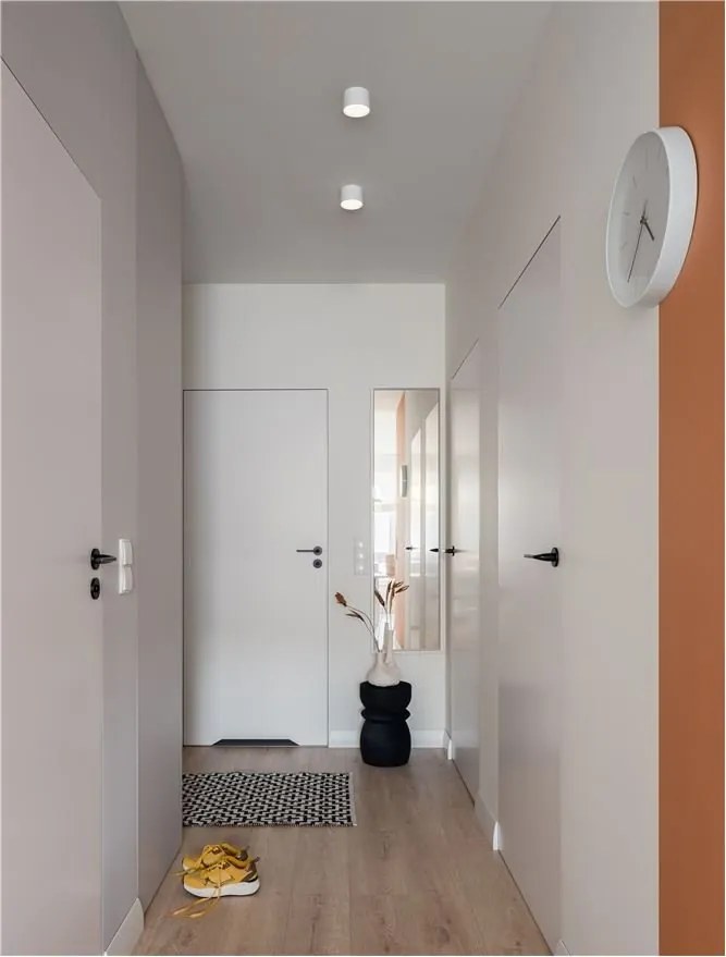 Spot aplicat, Plafoniera LED Ziaza alb, 12cm