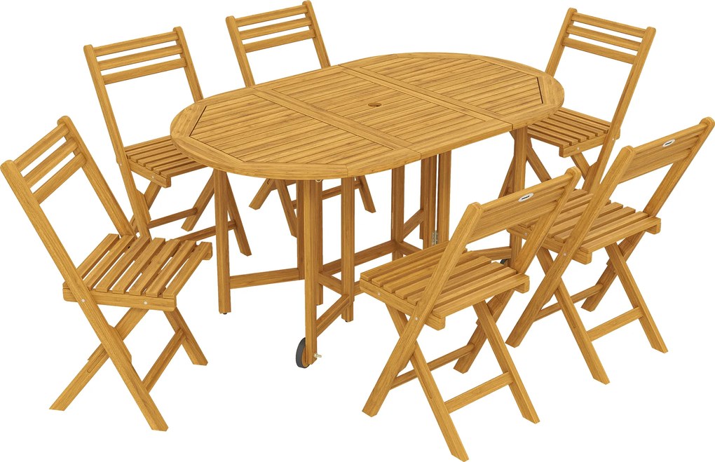 Outsunny economisire spațiu terasă pliabilă | Aosom Romania