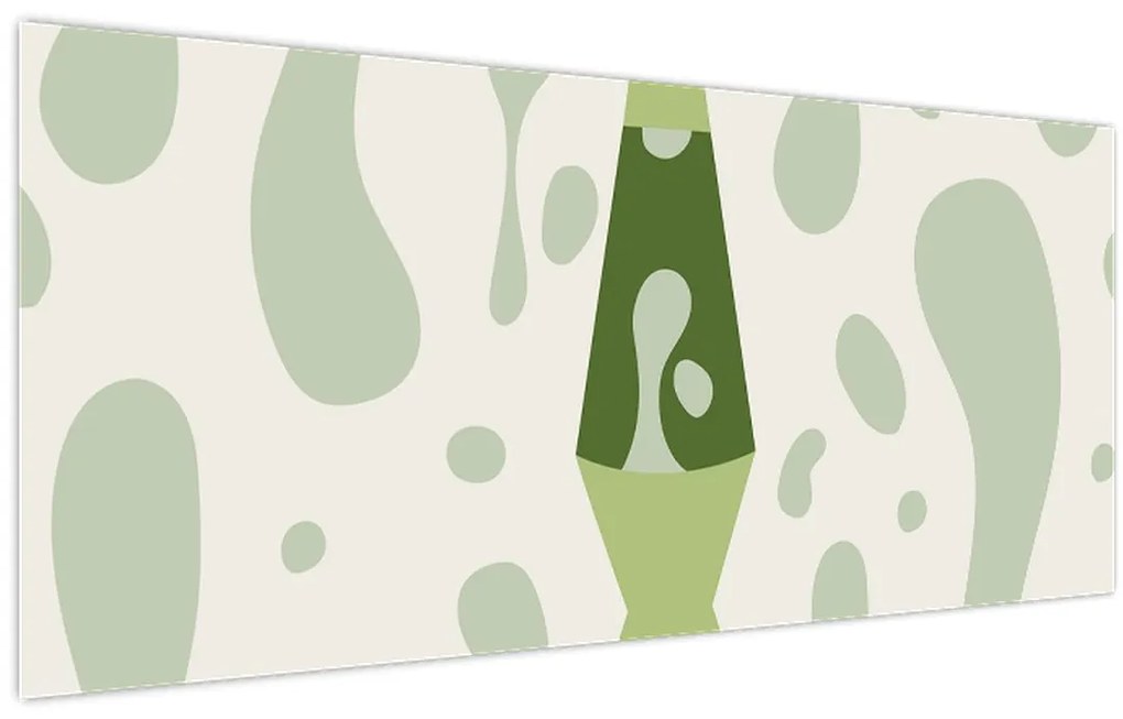 Tablou - Hippies, lampa de lavă (120x50 cm)