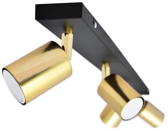 LED Spot TUNE 4xGU10/4,8W/230V auriu/negru