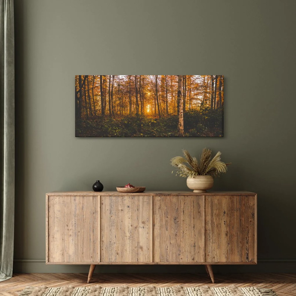 Tablou - Pădurea toamna (120x50 cm)