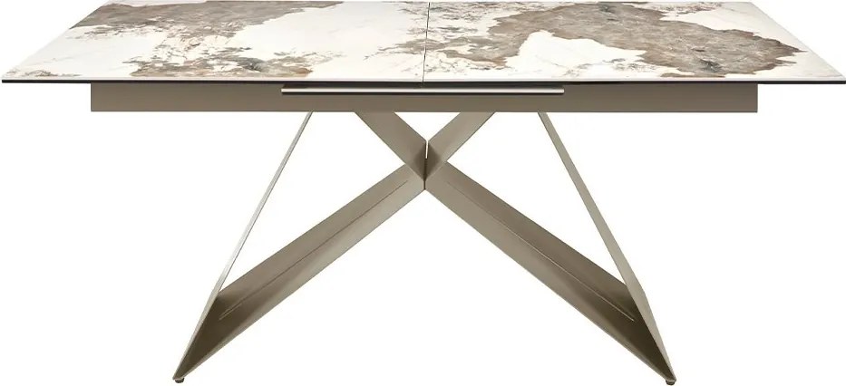 Masa extensibila deosebita design LUX Porcelain Marble 180-240cm
