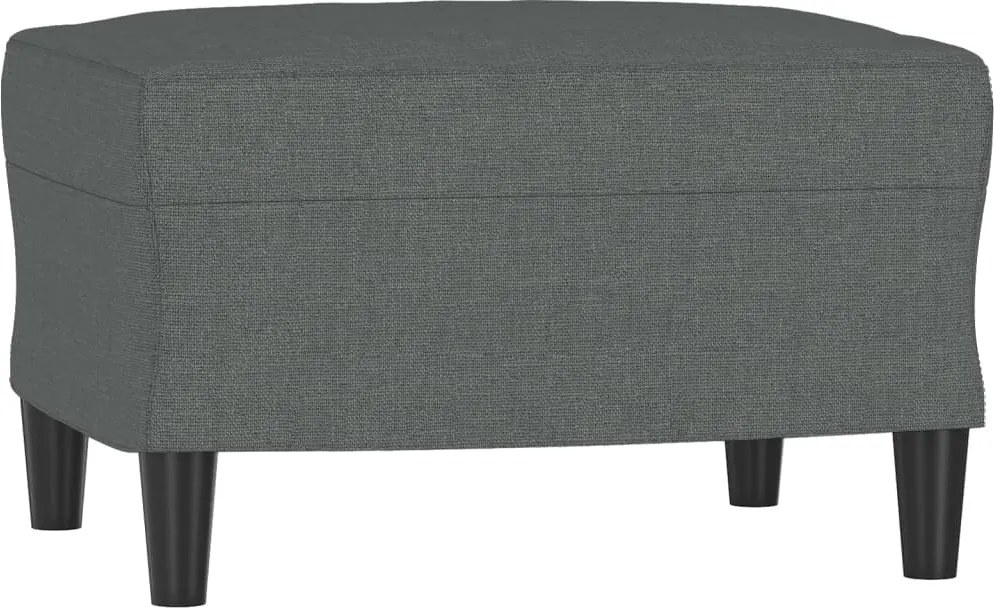 vidaXL Taburet, gri închis, 60x50x41 cm, material textil
