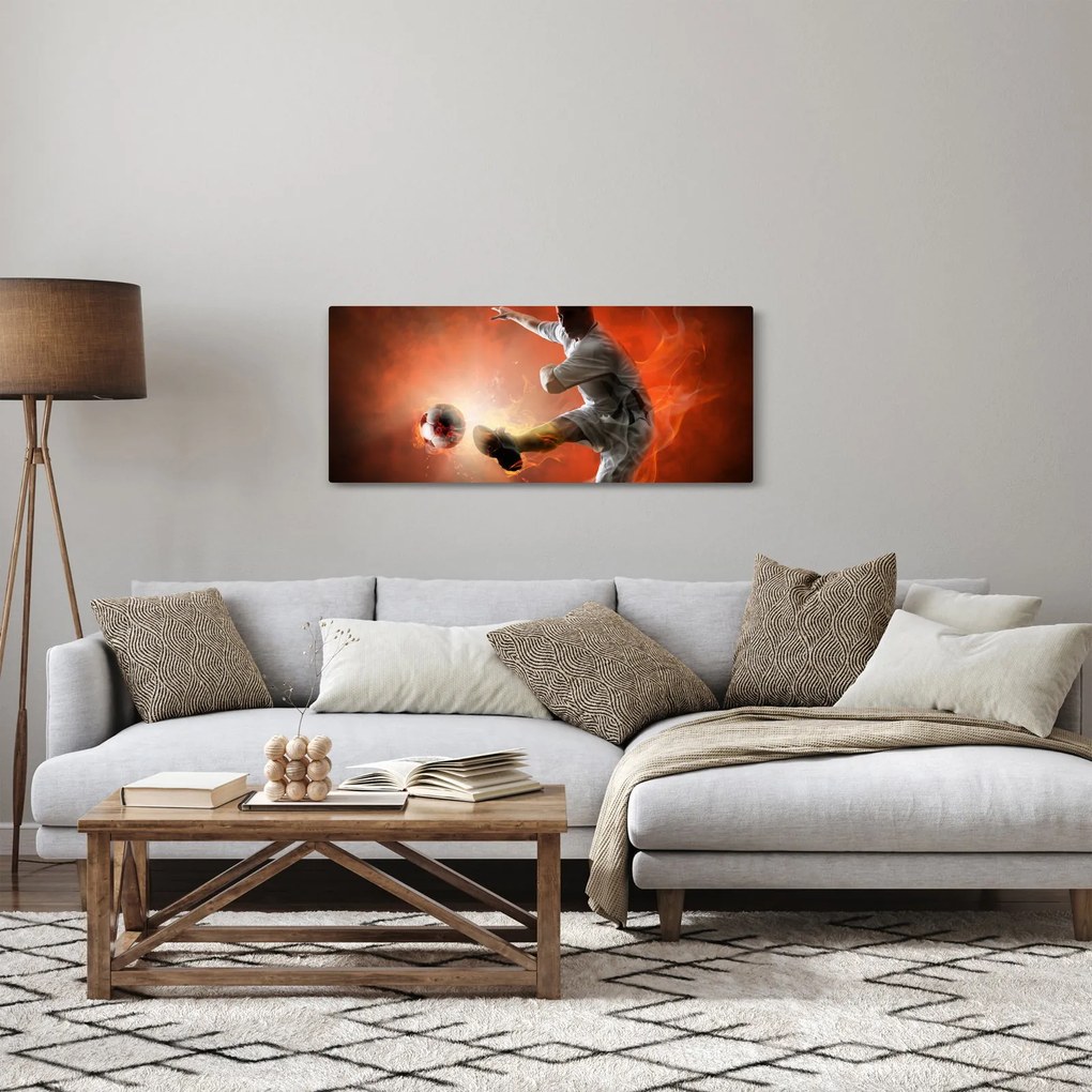 Tablou - Fotbalistul (120x50 cm)