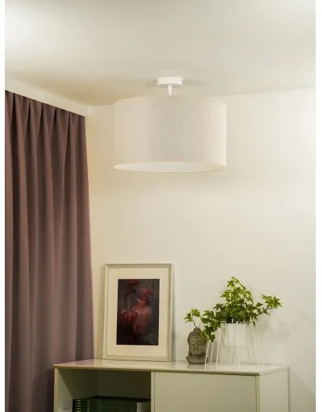 Lustră aplicată ROLLER ECO Duolla RECYCLING 1xE27/15W/230V d. 45 cm crem