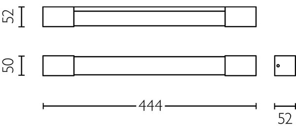 Aplică pentru oglindă de baie Philips ROVER LED/5W/230V IP44 alamă