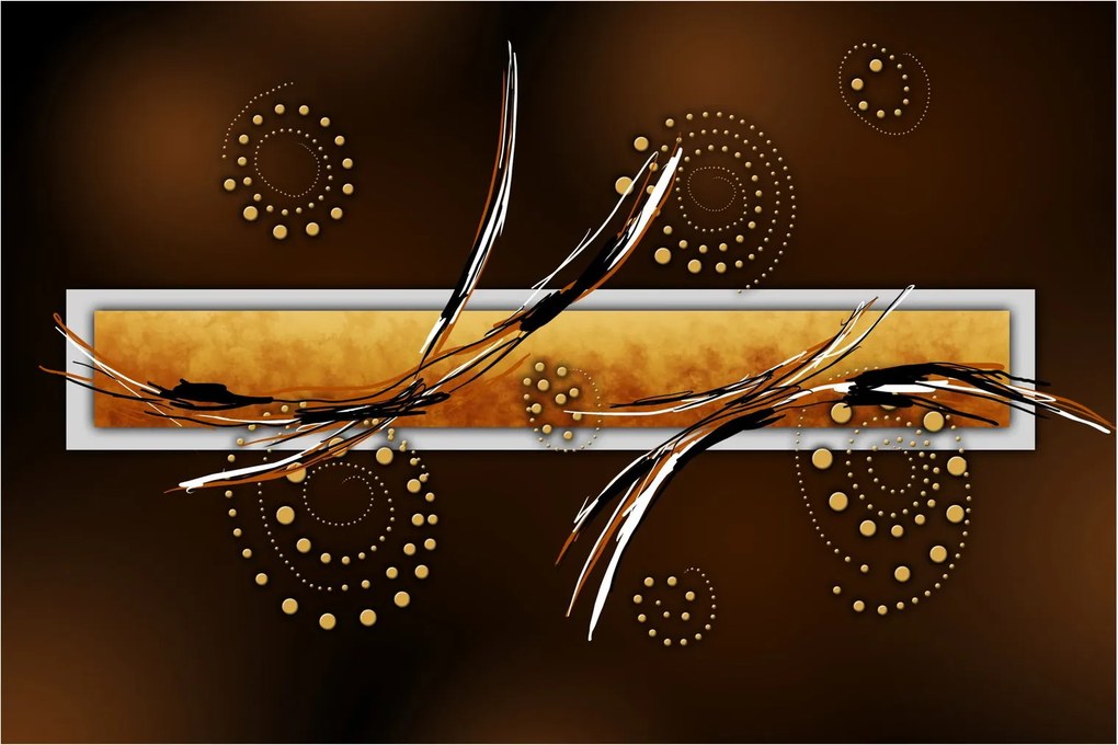 Tablou abstracției - Fluturi (90x60 cm)