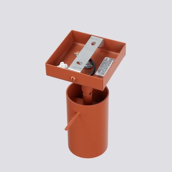 Spot de perete Sollux SL.1506 RING 1xGU10/10W/230V roșu