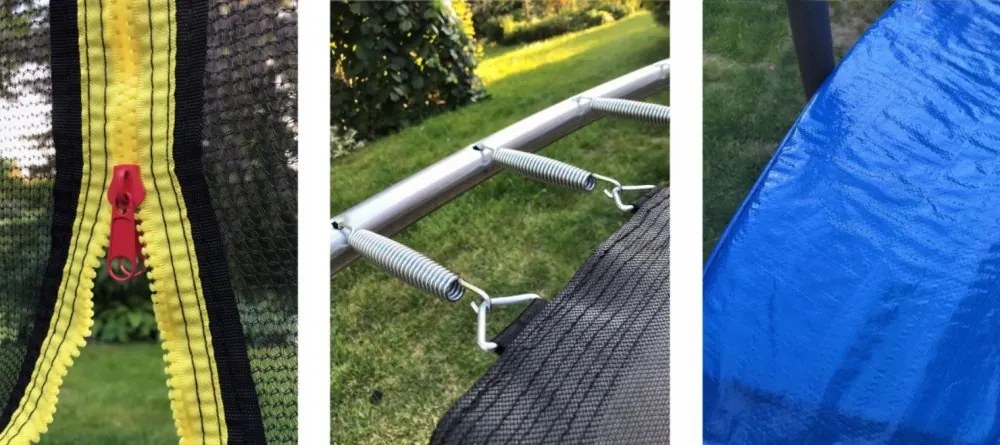 Trambulină 305cm + plasă de protecție interioară + scară Color