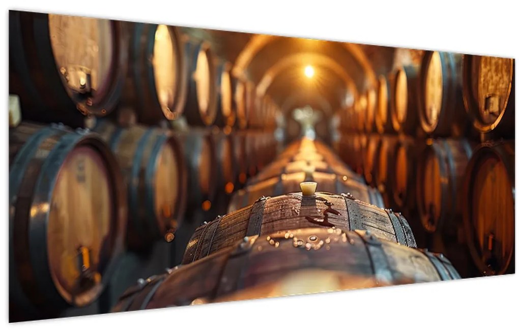 Tablou - Pivniță de vinuri (120x50 cm)