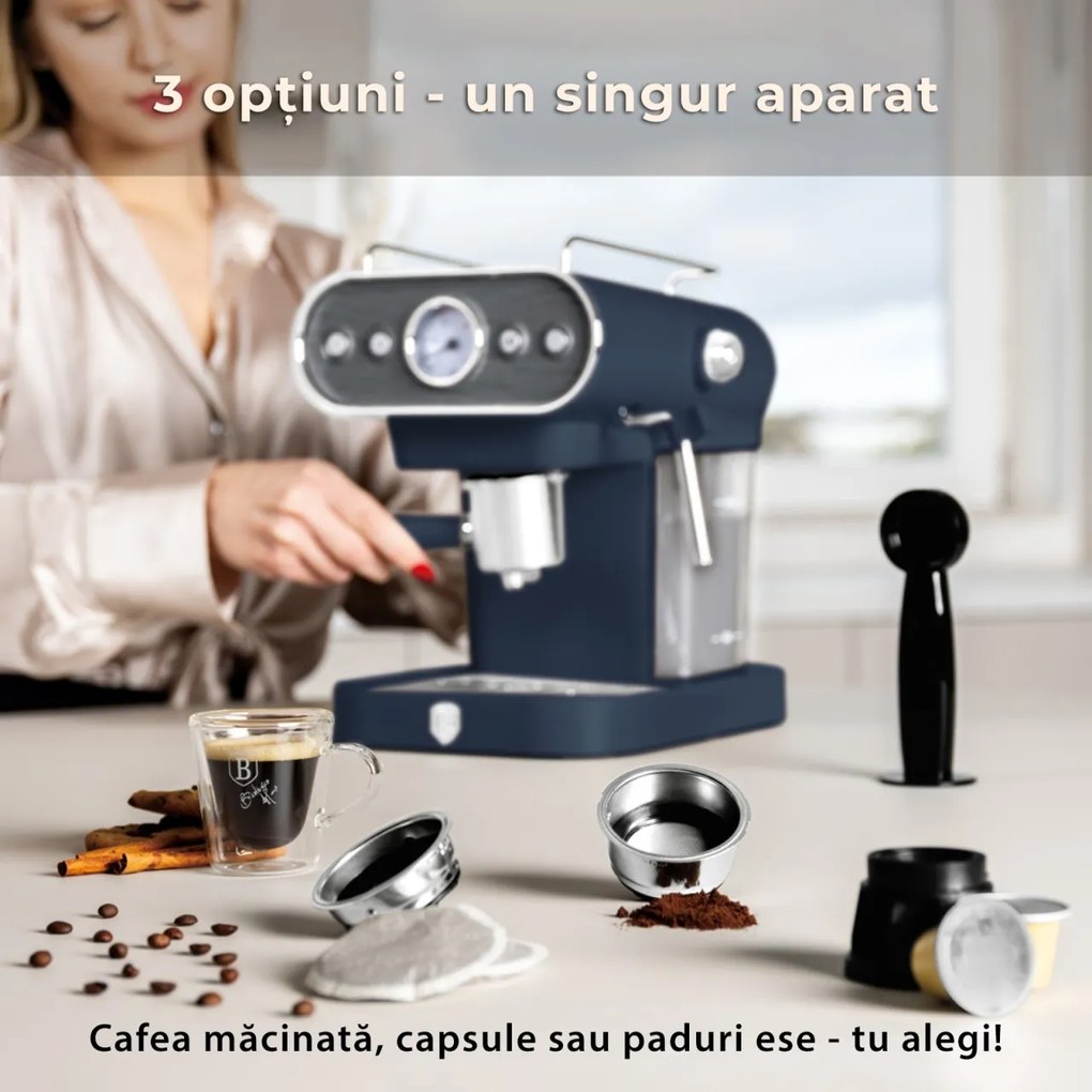 Espressor 3 in 1 Deep Sea Nordic Berlinger Haus BH/9858